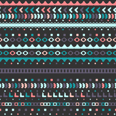 Seamless vector surface pattern hand drawn geometric fasion design.