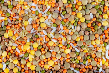 Mixed grains, background