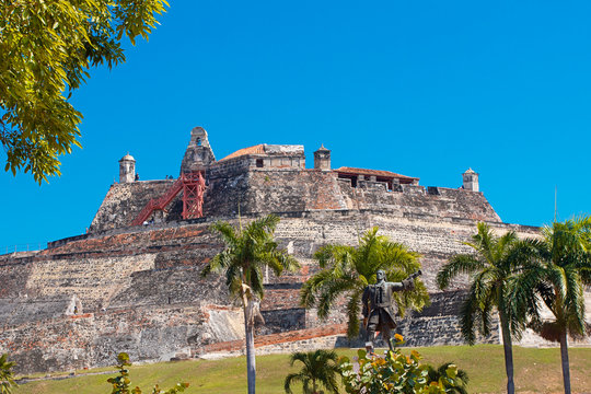 Cartagena castle San Felipe Colombia 