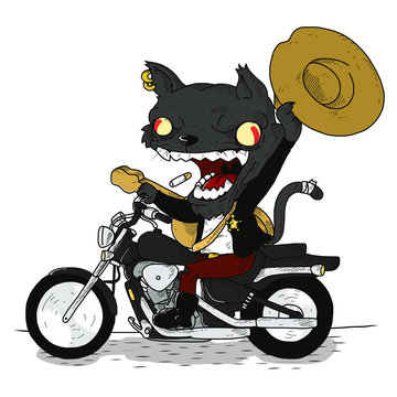 felino motorizado 