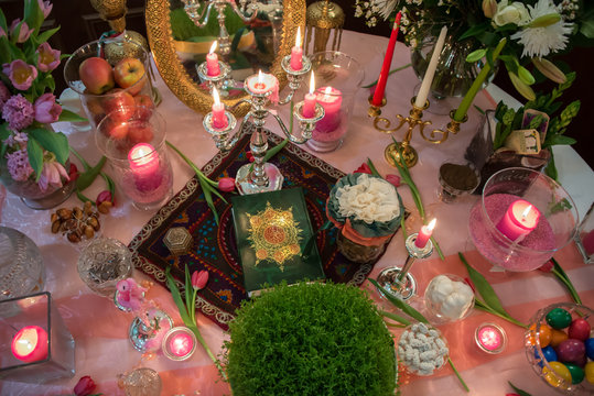 Norooz persian table decoration