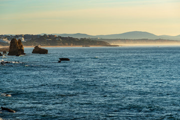 View from Arrifes Beach in Portugal