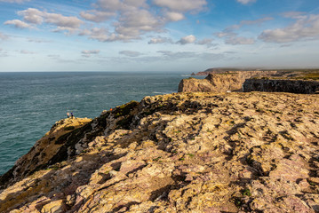 Fototapeta na wymiar Cliffs at Cape St. Vincent