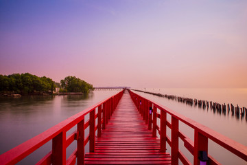 Beautiful  sea view on morning nature background