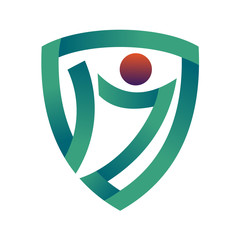 people, shield, seventeen logo