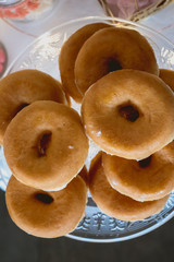 delicious donuts on a plate