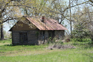 Fototapeta premium old wooden house