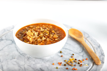 Mixed legume soup