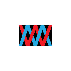 letter WM logo vector