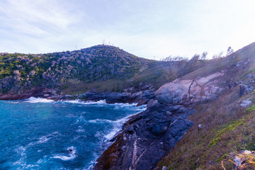 Obraz premium Blue sky and sea.