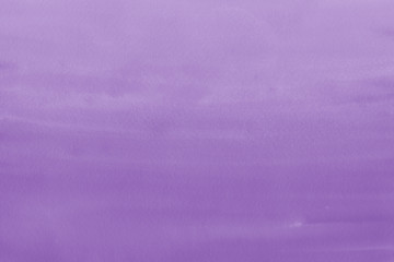 Violet ink and watercolor textures on white paper background. Paint leaks and ombre effects. Hand painted abstract image.