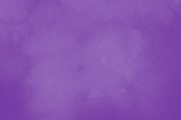 Violet ink and watercolor textures on white paper background. Paint leaks and ombre effects. Hand painted abstract image.