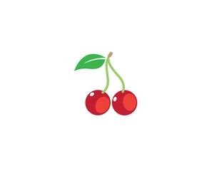 Cherry logo template
