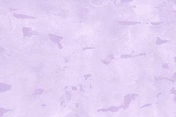 Violet ink and watercolor textures on white paper background. Paint leaks and ombre effects. Hand painted abstract image.