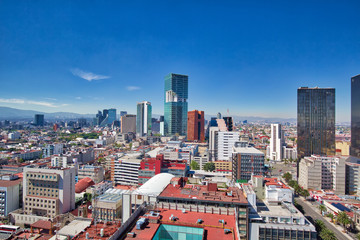 Mexico City Financial center district close to Paseo De Reforma