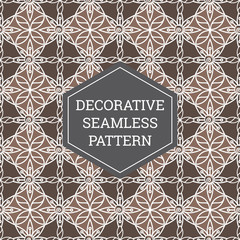 Batik Seamless Decorative Pattern Background