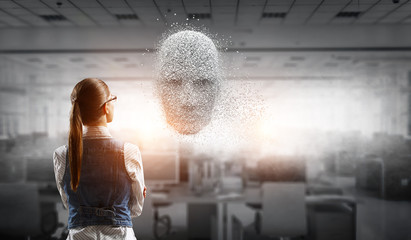 Artificial intelligence and future technologies. Mixed media