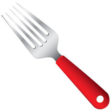 Big steel fork