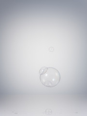 bubbles in the gradation background