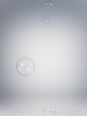 bubbles in the gradation background
