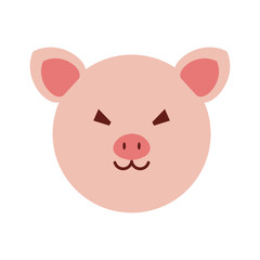 chinese happy new year sweet pig vector illustration design concept