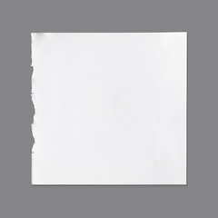 White sheet of paper texture for background with clipping path.