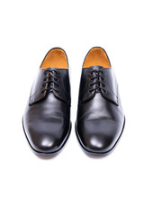 Black shoes isolated on white background