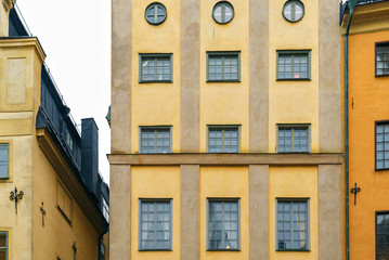 Fototapeta na wymiar Stockholm Sweden architecture Gamla Stan old town
