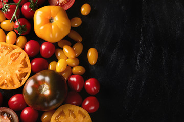 Colorful tomatoes