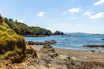 Matapouri Beach on the North Island of New Zealand.