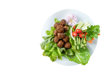 Deep fried spicy minced pork