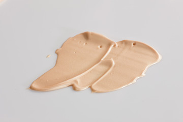 Foundation texture with white background.