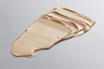 Foundation texture with white background.