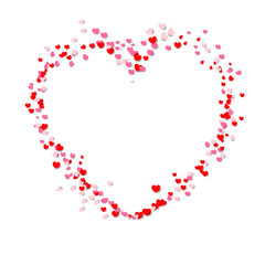 Heart shape glitter background for valentine's day, mother's day, and wedding day - Valentine Heart - Valentine Background