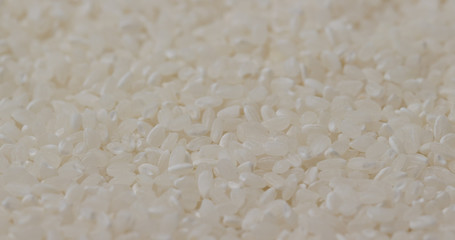 Stack of white rice