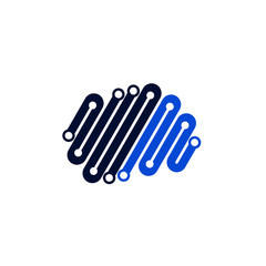 Brain Logo Design Vector Template