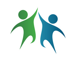 people jump together 1