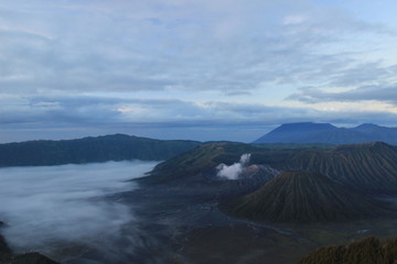 pictorial bromo mountain of the east java, Indonesia