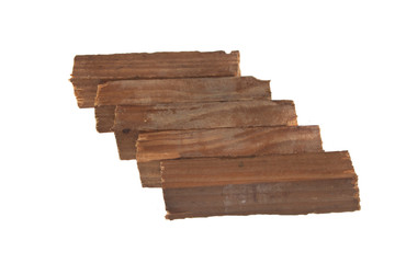 firewood isolated on white background