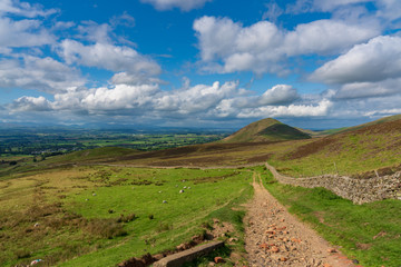 Fototapeta na wymiar North Pennines landscape, looking at the Dufton Pike in Cumbria, England, UK