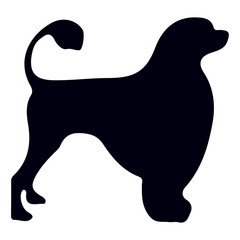 dog silhouette
