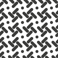 Grunge Geometric ornament vector. Beautiful line art monochrome backdrop. Vintage abstract retro samless pattern geometric style.