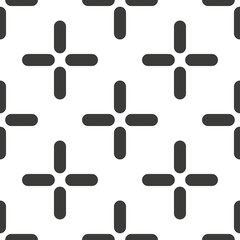 Grunge Geometric ornament vector. Beautiful line art monochrome backdrop. Vintage abstract retro samless pattern geometric style.