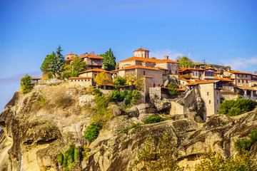 Fototapeta na wymiar Monastery in Meteora, Greece