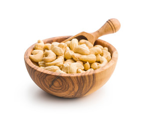 Roasted cashew nuts.