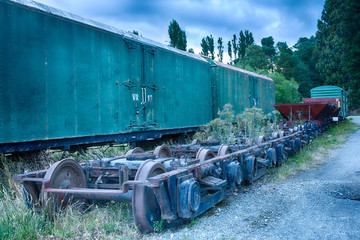 Fototapeta na wymiar steam engine train