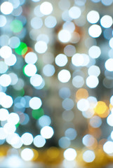 background of blurry bokeh lights