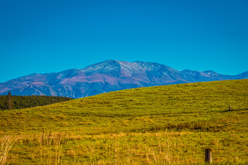Naklejka premium landscape in the mountains