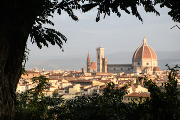 Coucher de soleil sur Florence