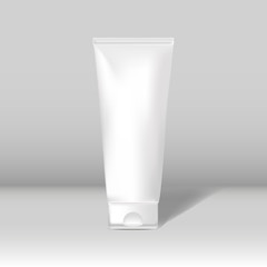 Minimal cosmetic tube mockup